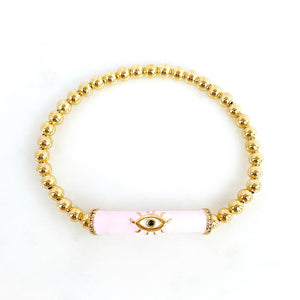Evil Eye Candy Bar Bracelet