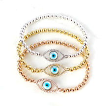 Load image into Gallery viewer, Outline Evil Eye Bracelet
