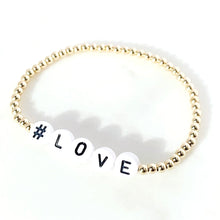 Cargar imagen en el visor de la galería, Personalised Hashtag Bracelet - LOVE
