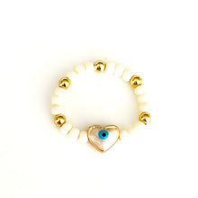 Load image into Gallery viewer, LOVE Evil Eye Ring
