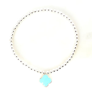 Candy Clover Bracelet - Silver