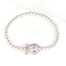 Load image into Gallery viewer, Bedazzled Crown Buddha Bracelet
