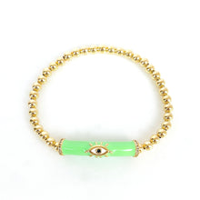 Load image into Gallery viewer, Evil Eye Candy Bar Bracelet
