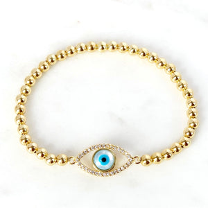 Outline Evil Eye Bracelet