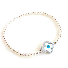 Lade das Bild in den Galerie-Viewer, Cross Evil Eye Bracelet
