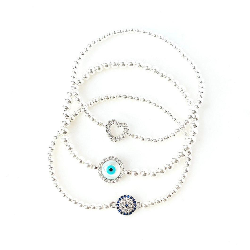 Sweetheart Evil Eye Stack