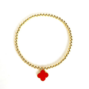 Candy Clover Bracelet - Gold