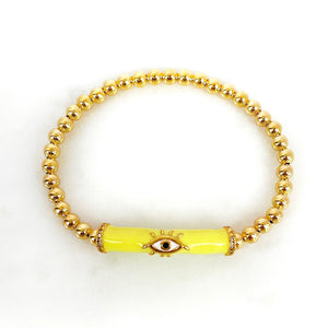 Evil Eye Candy Bar Bracelet