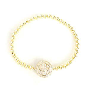 Hamsa Shimmer Bracelet