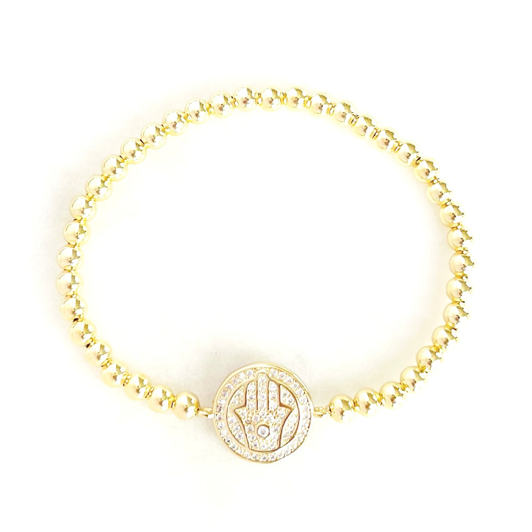 Hamsa Shimmer Bracelet