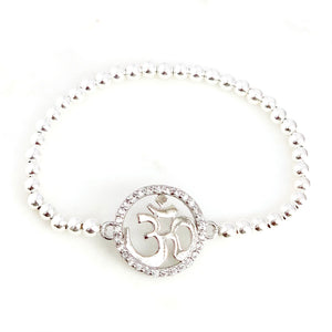 Circle Om Bracelet