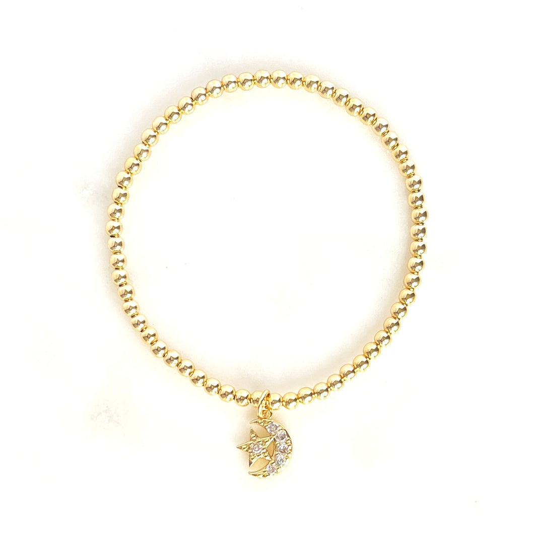 Moon and Star Bracelet