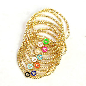 Candy Heart Pebble Bracelet