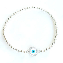 Load image into Gallery viewer, Little Shell Evil Eye Bracelet

