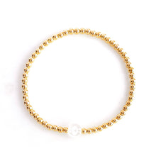 Load image into Gallery viewer, Personalised Chiclet Initial Bracelet
