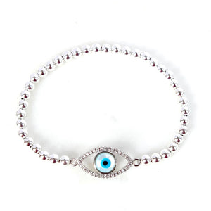 Outline Evil Eye Bracelet