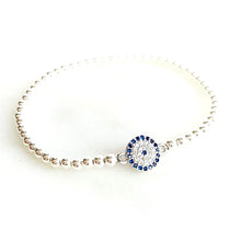 Cargar imagen en el visor de la galería, Little CZ Evil Eye Bracelet
