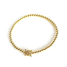 Load image into Gallery viewer, Turtle CZ Bracelet
