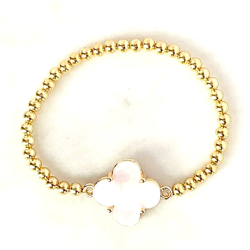 Maxi Shell Clover Bracelet