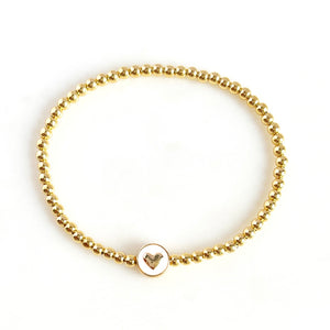 Candy Heart Pebble Bracelet