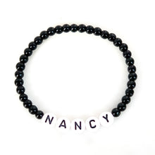 Lade das Bild in den Galerie-Viewer, Personalised Name Bracelet - White Letters
