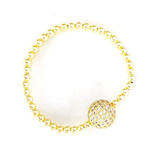 Cargar imagen en el visor de la galería, Pavé Ball Bracelet - Large
