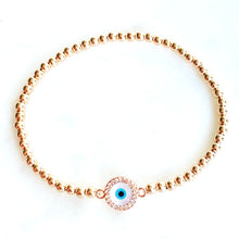 Load image into Gallery viewer, Little Shell Evil Eye Bracelet
