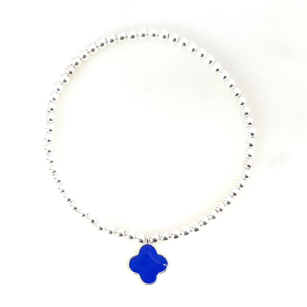 Candy Clover Bracelet - Silver