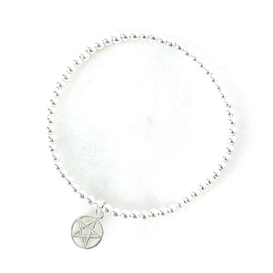 Silver Pentacle Bracelet