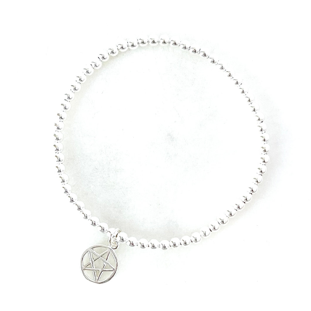 Silver Pentacle Bracelet