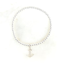 Cargar imagen en el visor de la galería, Silver Anchor Bracelet
