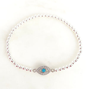 Never Blue Evil Eye Bracelet