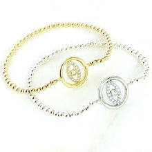 Load image into Gallery viewer, Encircled Evil Eye Bracelet
