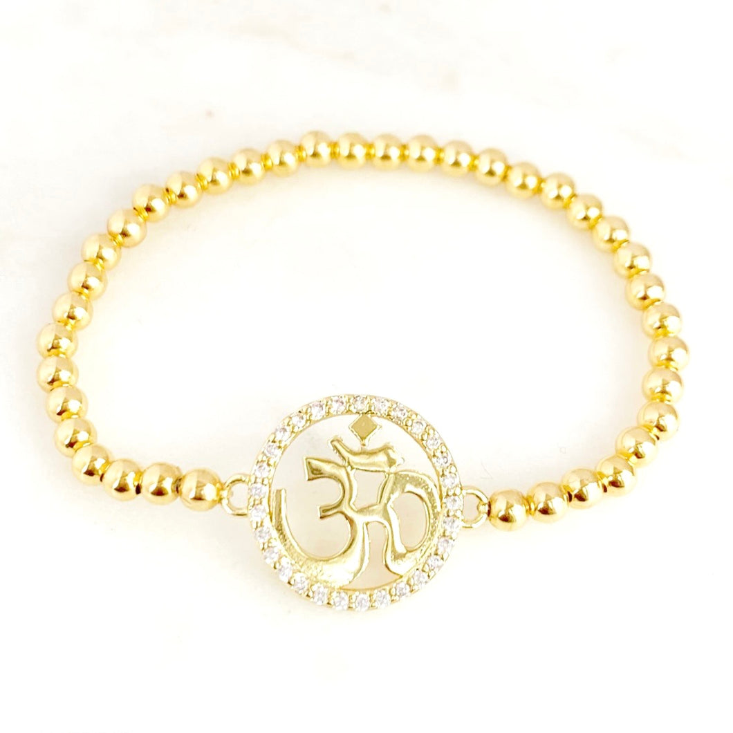 Circle Om Bracelet