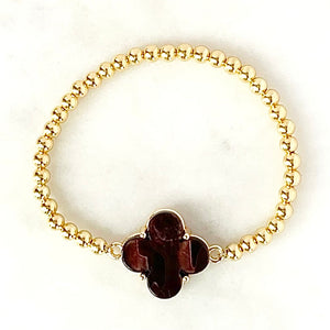 Maxi Shell Clover Bracelet