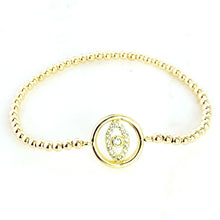 Load image into Gallery viewer, Encircled Evil Eye Bracelet
