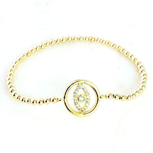 Encircled Evil Eye Bracelet