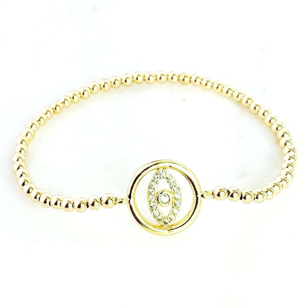 Encircled Evil Eye Bracelet