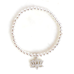 CZ Lotus Bracelet