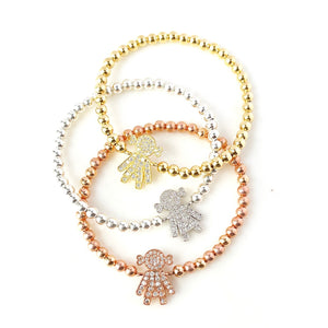 CZ Girl Bracelet