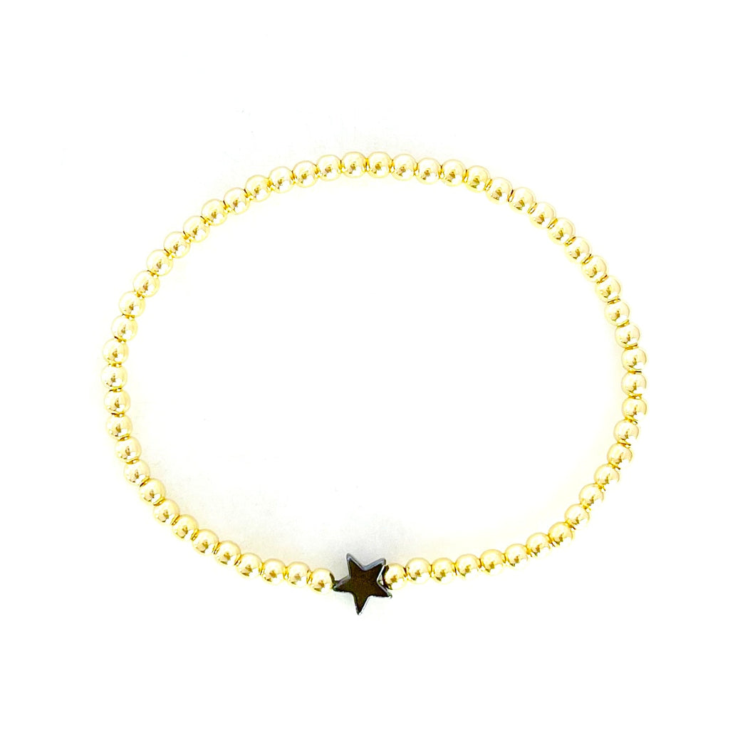Hematite Star Bracelet