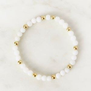 Nacre & Gold Bracelet - Stack Fillers
