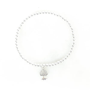 Silver Tree of Life Bracelet