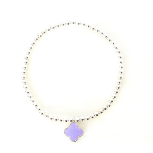 Candy Clover Bracelet - Silver