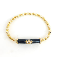 Load image into Gallery viewer, Evil Eye Candy Bar Bracelet

