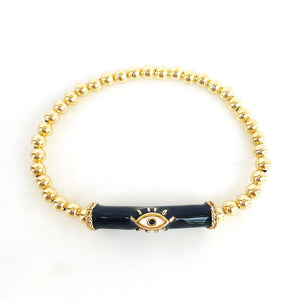 Evil Eye Candy Bar Bracelet