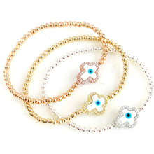 Lade das Bild in den Galerie-Viewer, Cross Evil Eye Bracelet
