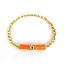 Load image into Gallery viewer, Evil Eye Candy Bar Bracelet
