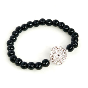 Evil Eye Disc Bracelet
