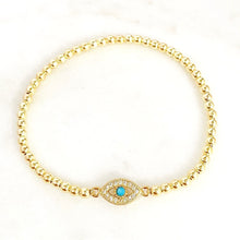 Lade das Bild in den Galerie-Viewer, Never Blue Evil Eye Bracelet
